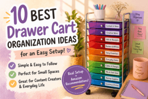 Read more about the article 10 Best Drawer Cart Organization Ideas for an Easy Setup