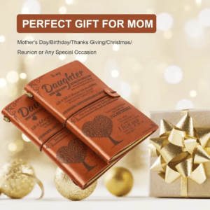 o My Daughter Gift • Leather Journals from Mom or Dad
